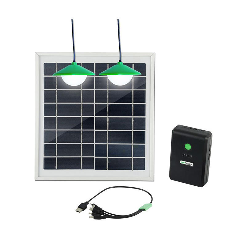 Solar home lighting kit