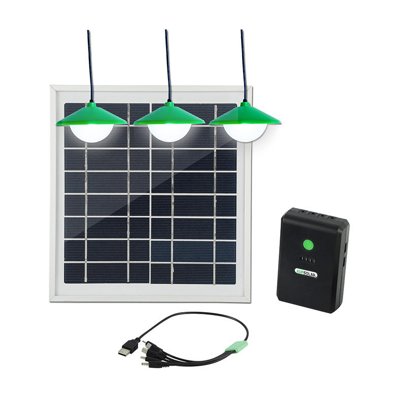Solar home power kit