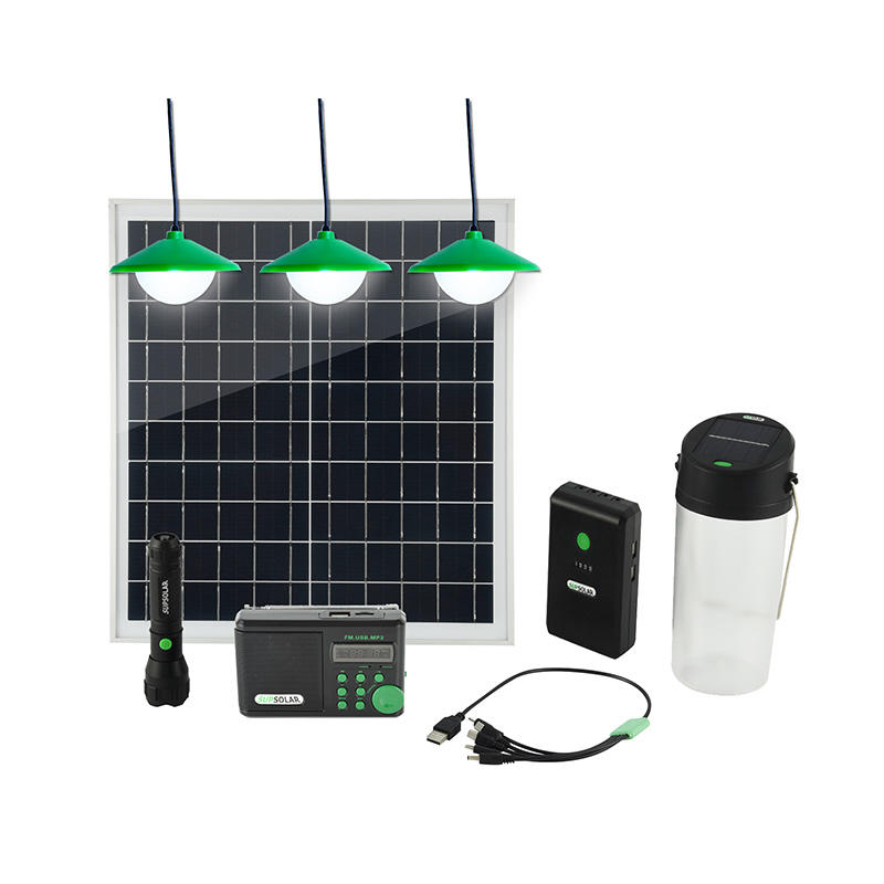 Off grid solar home kit